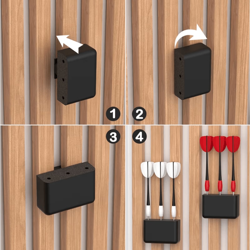 Acoustic Panel Dart Holder Stand NoDrill Soundproof Board Accessory For Studio Office 3