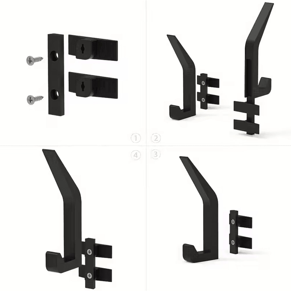 3PCS NoDrill Acoustic Panel Hooks Durable Soundproof Panel Storage For Studio Office 2