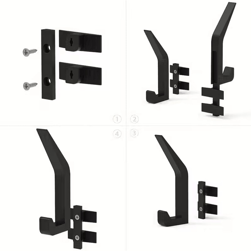 3PCS NoDrill Acoustic Panel Hooks Durable Soundproof Panel Storage For Studio Office 2