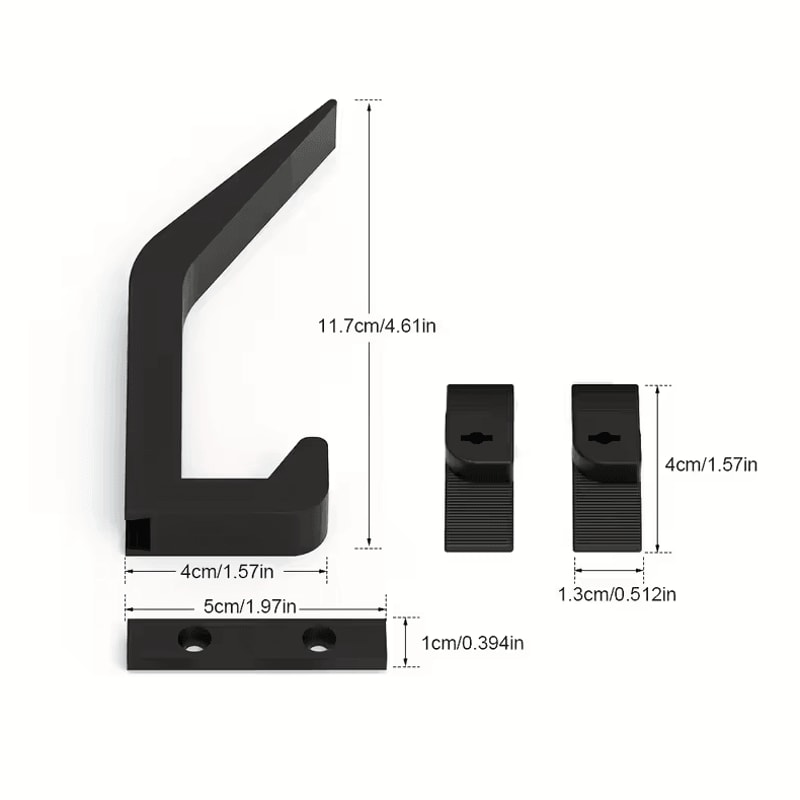 3PCS NoDrill Acoustic Panel Hooks Durable Soundproof Panel Storage For Studio Office 3