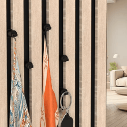 heavy-duty no-drill acoustic panel hooks – anti-rust storage hooks for home & office