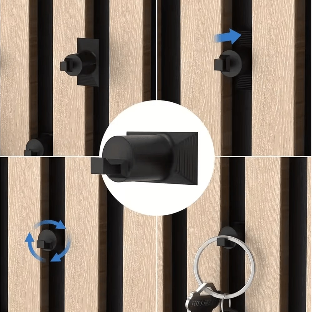 HeavyDuty NoDrill Acoustic Panel Hooks AntiRust Storage Hooks For Home Office 1