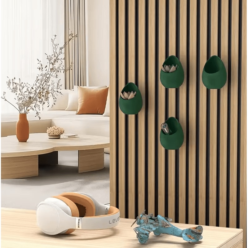 Acoustic Panel Planting Tray Shelf Decorative Storage Rack For Soundproof Panels 1