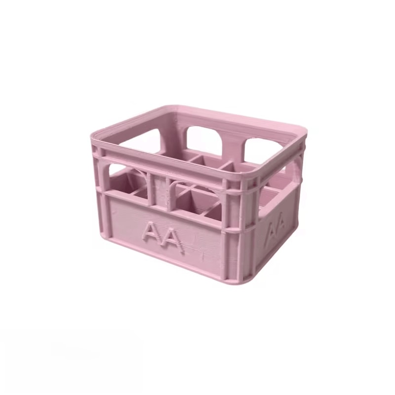 Retro Industrial Beer Frame Battery Storage Box MultiFunctional Desktop Organizer Basket 2