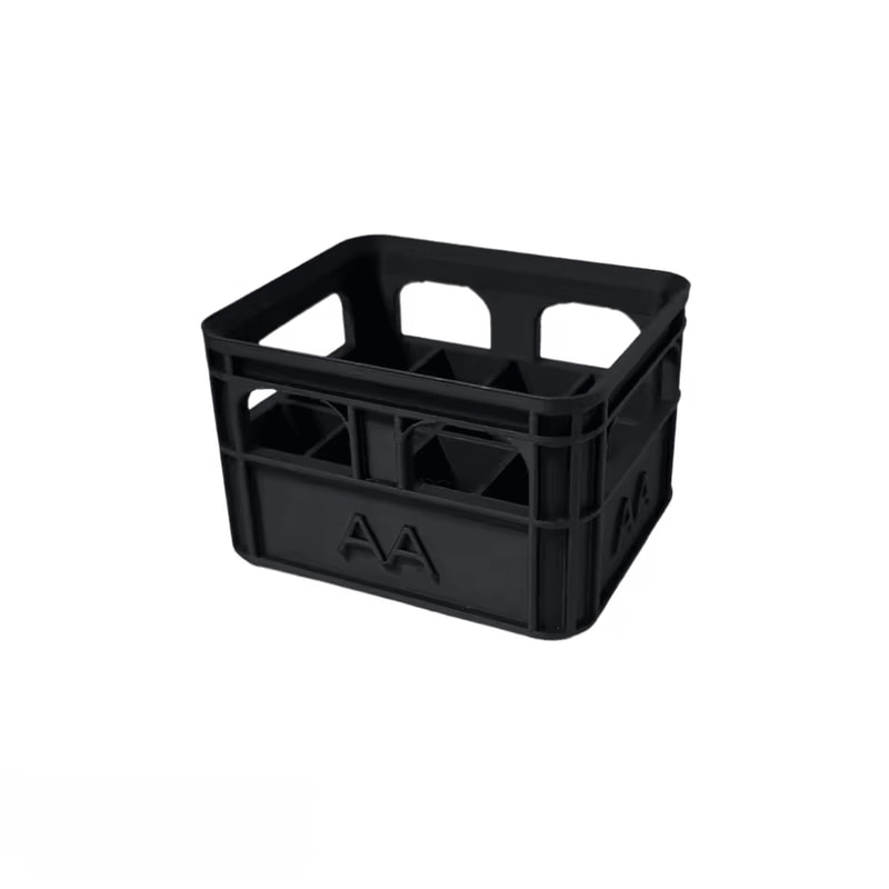 Retro Industrial Beer Frame Battery Storage Box MultiFunctional Desktop Organizer Basket 3