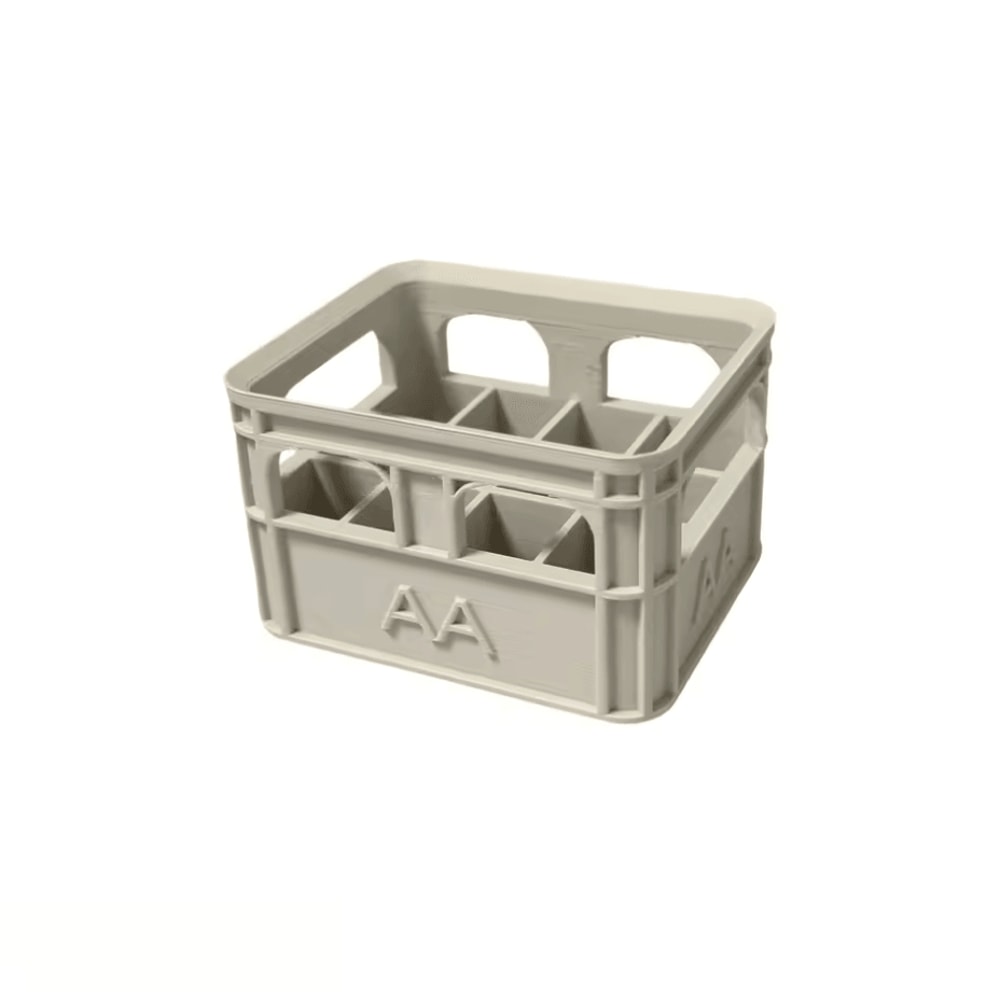 Retro Industrial Beer Frame Battery Storage Box MultiFunctional Desktop Organizer Basket 4