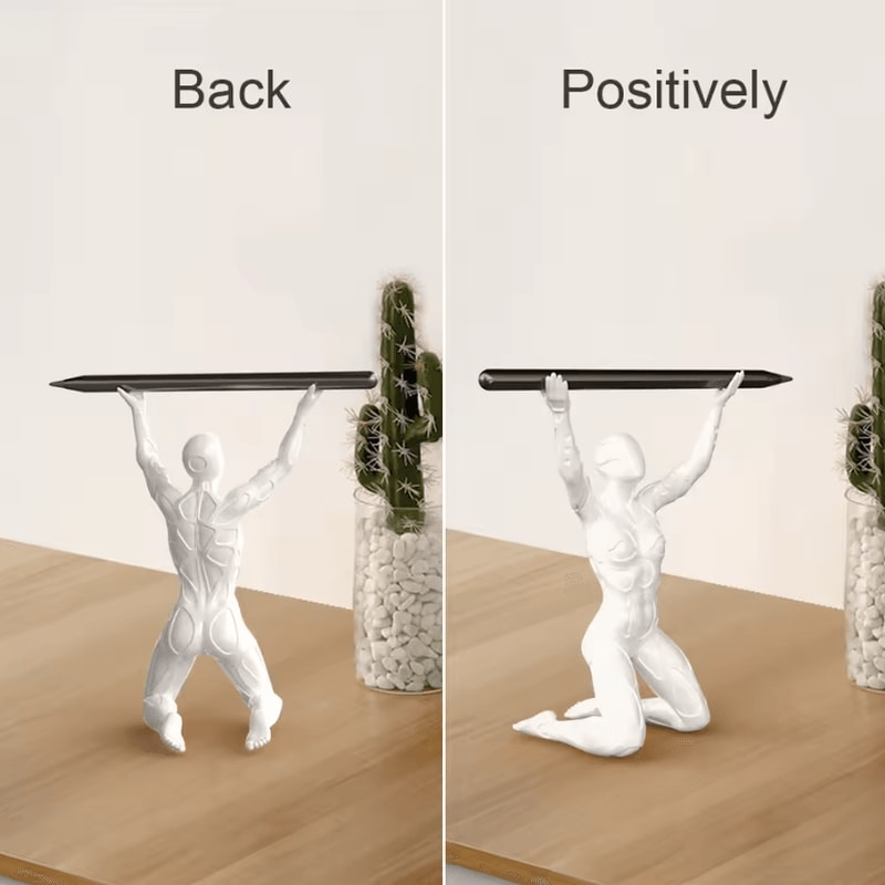 Funny Cartoon King Pen Holder Creative Desktop Decor Organizer 2