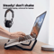 Ergonomic Adjustable Laptop Stand Portable Height Tilt Riser For MacBook PC 1