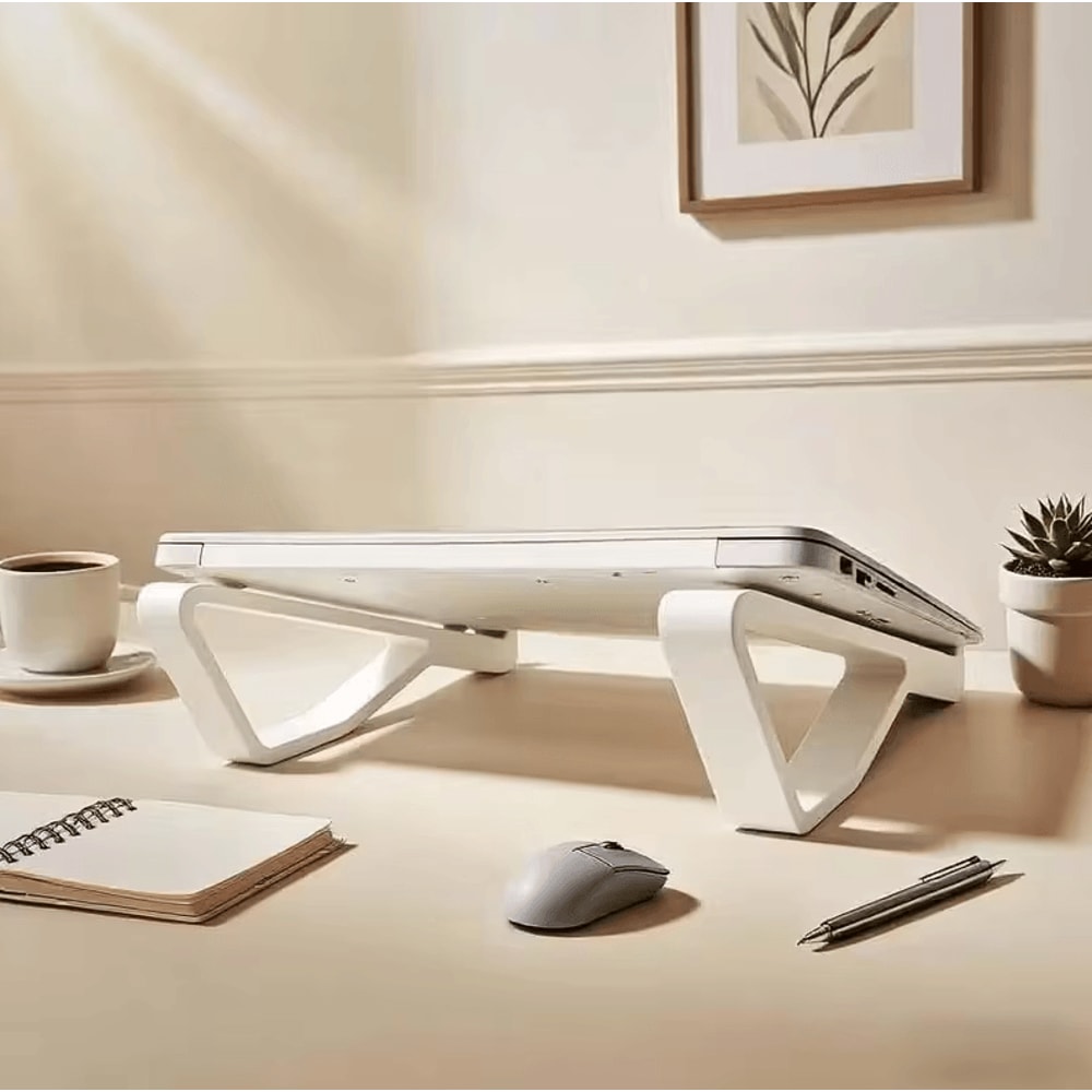 Ergonomic Adjustable Laptop Stand Portable Height Tilt Riser For MacBook PC 4