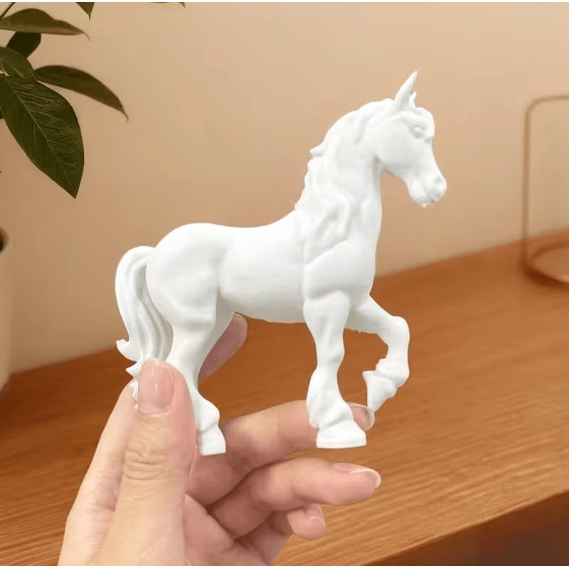 Elegant Mini Horse Sculpture Modern Tabletop Decor For Home Office 1