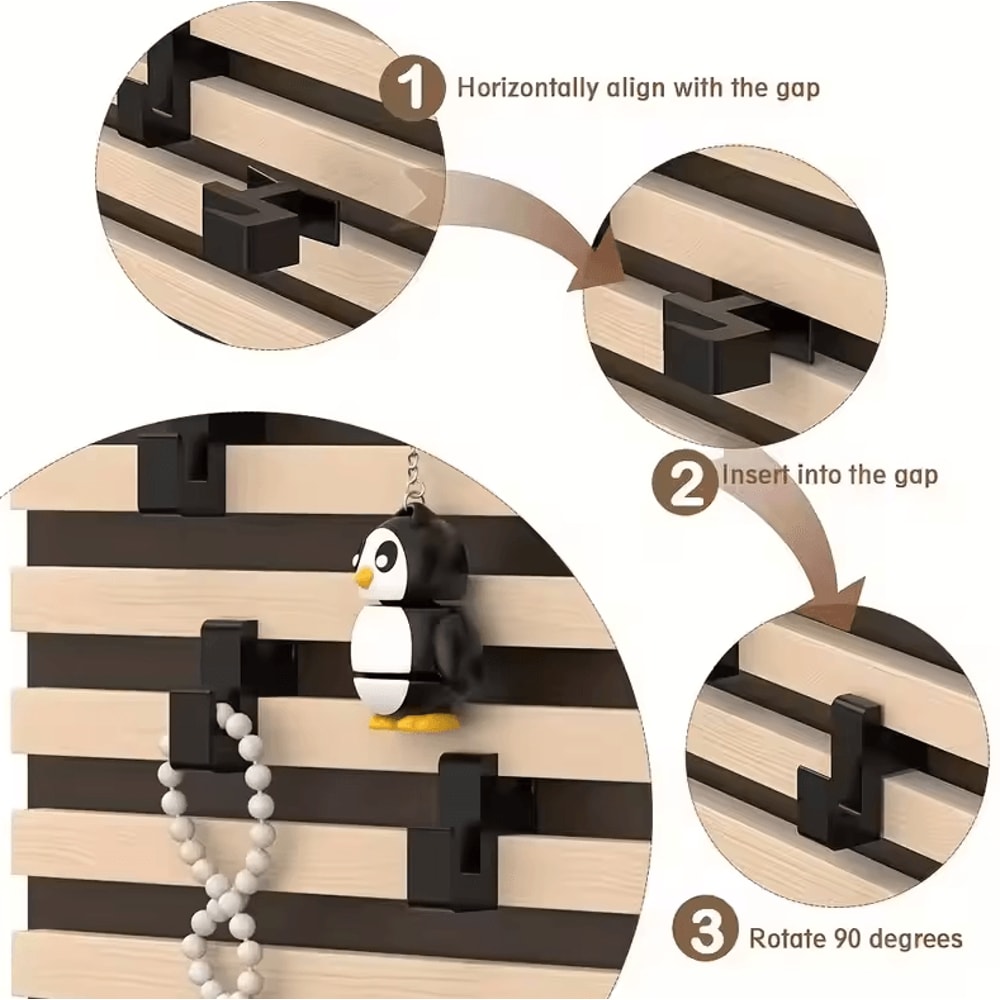 DrillFree Acoustic Panel Hook MultiUse Soundproof Board Hanger For Home Studios 1