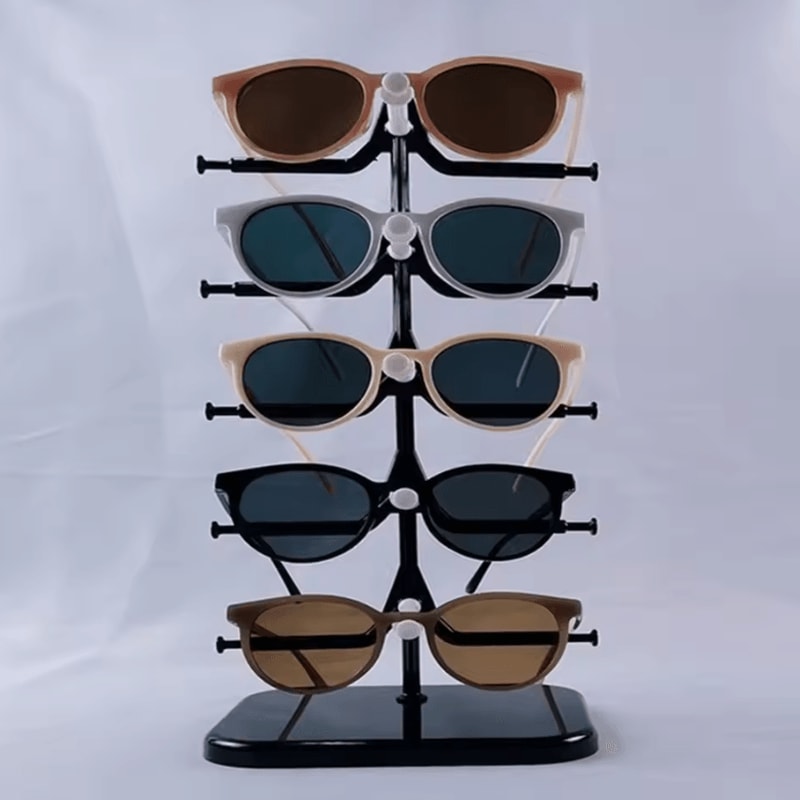 5Layer Eyewear Display Stand SpaceSaving Sunglasses Glasses Organizer Rack 0