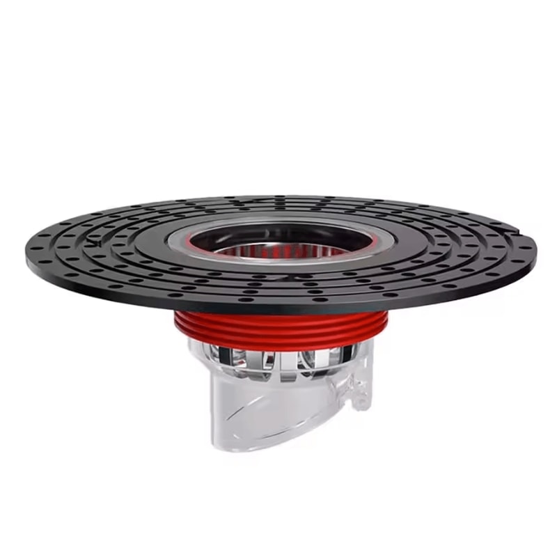 Portable SelfClosing Floor Drain Core AntiOdor InsectProof Bathroom Filter 4
