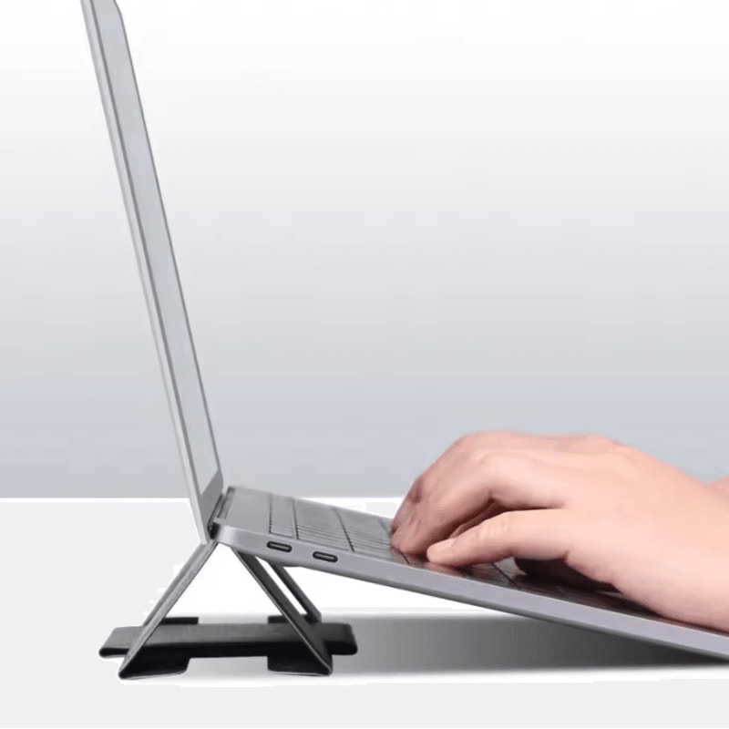 Foldable PU Laptop Tablet Stand Adjustable Portable Desk Holder Up To 16 1