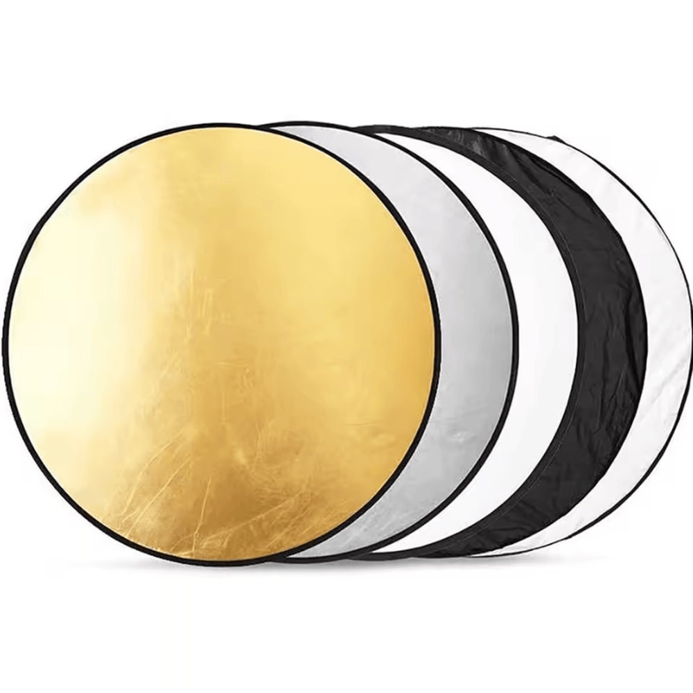 5in1 Collapsible Photography Reflector Portable Light Diffuser 6080110cm 3