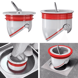 anti-odor floor drain core – self-closing sewer valve & anti-clog filter