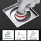 AntiOdor Floor Drain Core SelfClosing Sewer Valve AntiClog Filter 2