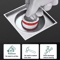 AntiOdor Floor Drain Core SelfClosing Sewer Valve AntiClog Filter 2