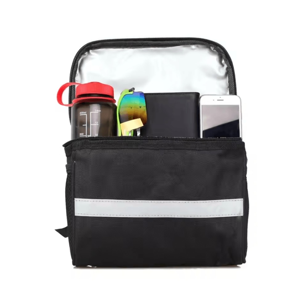 Reflective Bicycle Handlebar Bag Waterproof Front Tube Storage For Cycling Essentials 2