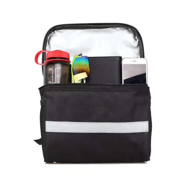 Reflective Bicycle Handlebar Bag Waterproof Front Tube Storage For Cycling Essentials 2