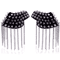 Punk Chain Tassel Shoulder Epaulet Brooch Metal Rivet Statement Shoulder Pads 1 Pair 3
