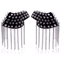 Punk Chain Tassel Shoulder Epaulet Brooch Metal Rivet Statement Shoulder Pads 1 Pair 3