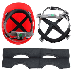 2pcs hard hat sweatband pads – anti-sweat helmet comfort liner (240 40mm)