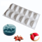 12Cavity Quenelle Silicone Mold Professional Mousse Chocolate Baking Tray 0