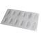 12Cavity Quenelle Silicone Mold Professional Mousse Chocolate Baking Tray 1