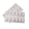 12Cavity Quenelle Silicone Mold Professional Mousse Chocolate Baking Tray 2