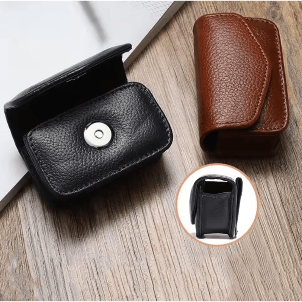 Classic BeltWear PU Glasses Case Foldable Portable Eyewear Storage Box 1