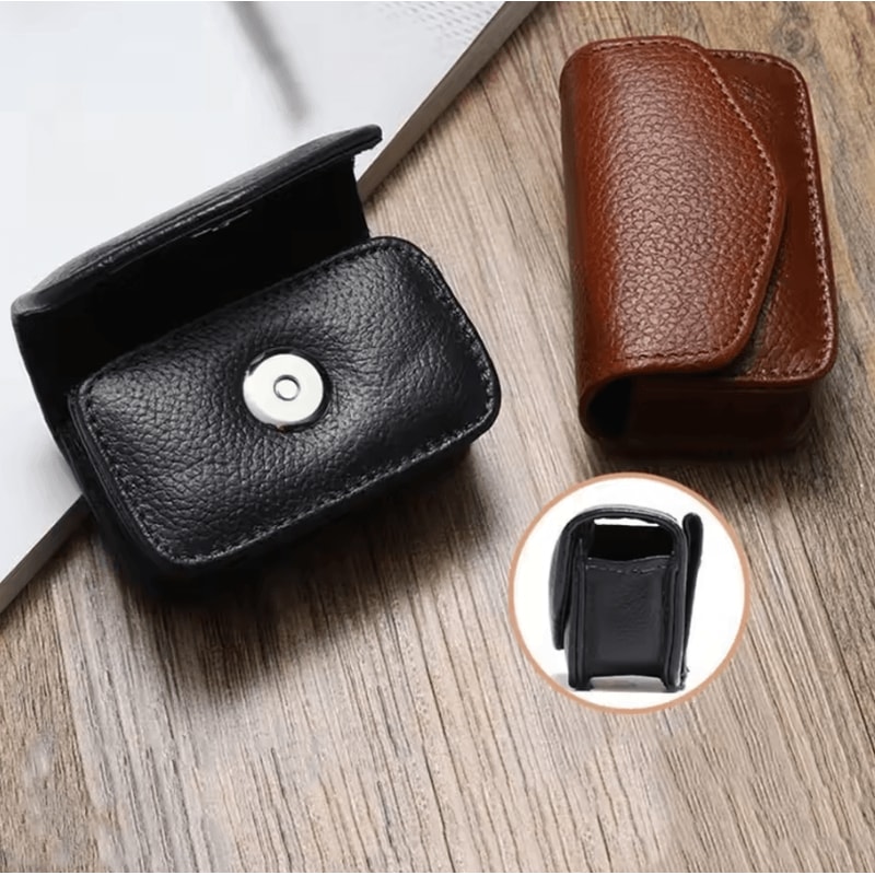 Classic BeltWear PU Glasses Case Foldable Portable Eyewear Storage Box 1