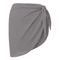 Sheer Chiffon Short Sarong Lightweight Bikini CoverUp Wrap Skirt For Women 4