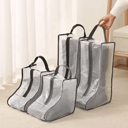 portable waterproof boot storage bag – dustproof travel shoe organizer