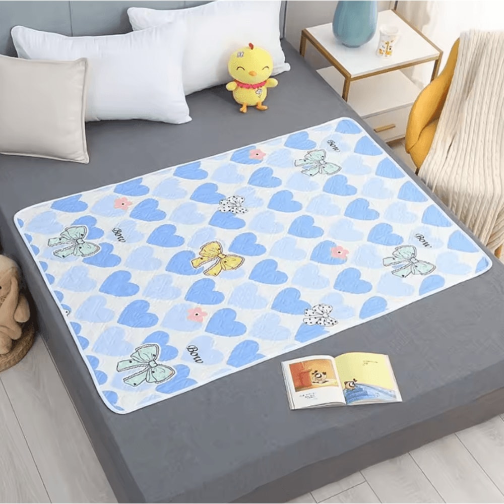 UltraSoft TripleLayer Waterproof Underpad Washable Baby Adult Bed Protector 100 150cm 2