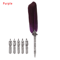 Luxury Vintage Feather Quill Pen Set With Gift Box Calligraphy Signature Writing Kit 2