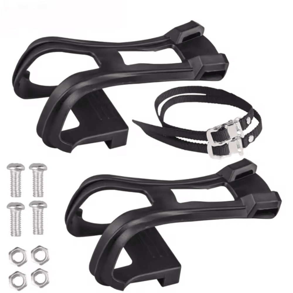 Adjustable Bike Pedal Toe Clip Straps Secure Cycling Foot Harness For MTB Road Bikes 3