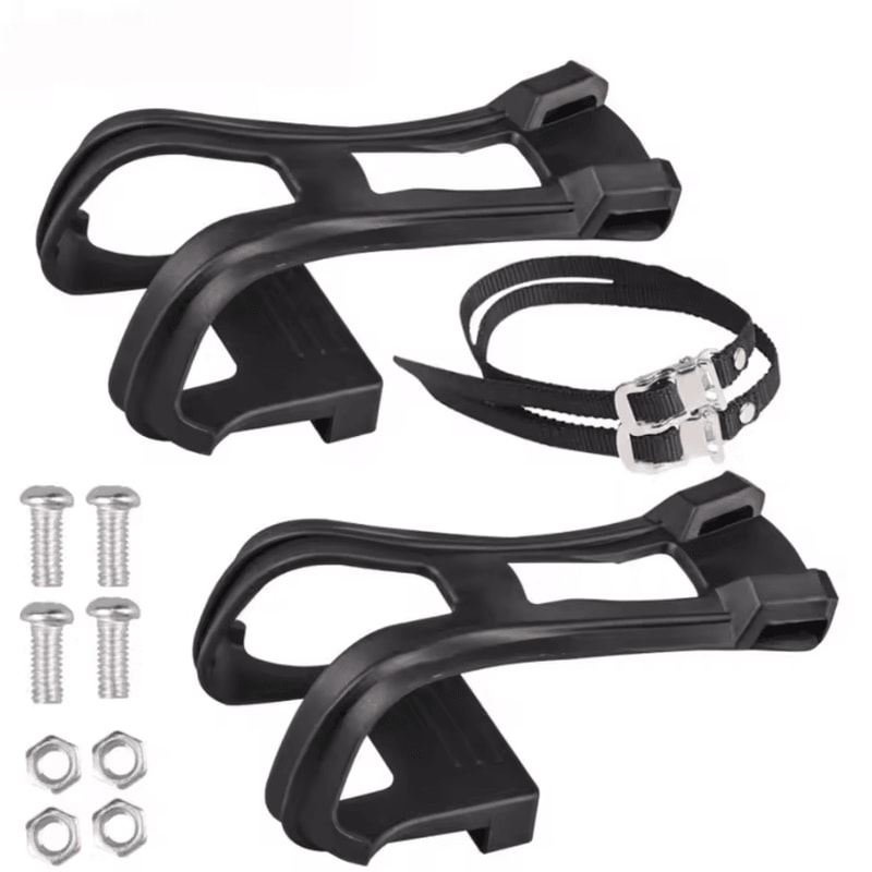 Adjustable Bike Pedal Toe Clip Straps Secure Cycling Foot Harness For MTB Road Bikes 3
