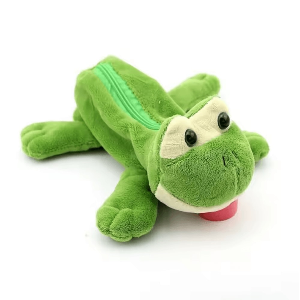 Cute Plush Animal Pencil Case Large Capacity Kawaii Stationery Organizer 1