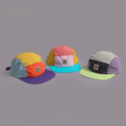 retro japanese style hip-hop hats 5 panel thin flat brimmed baseball cap quick-drying breathable sunscreen hat unisex