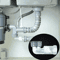 Flexible AntiOdor Sink Drain Pipe Kit Curved Leakproof Kitchen Bathroom Drain Solution 0
