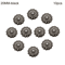 Vintage Pearl Diamond Metal Buttons Set Elegant DIY Sewing Clothing Accessories 10pcs 9