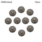 Vintage Pearl Diamond Metal Buttons Set Elegant DIY Sewing Clothing Accessories 10pcs 2