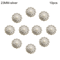 Vintage Pearl Diamond Metal Buttons Set Elegant DIY Sewing Clothing Accessories 10pcs 5