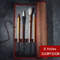 Traditional Bamboo RollUp Brush Holder Large Capacity Calligraphy Art Supply Organizer 8