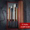 Traditional Bamboo RollUp Brush Holder Large Capacity Calligraphy Art Supply Organizer 8