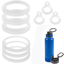 food-grade silicone water bottle gasket replacement o-ring – leakproof seal for thermoflask 40oz