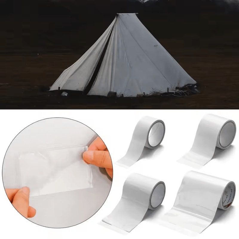 HeavyDuty Invisible Tent Repair Tape Waterproof Outdoor Patch For Camping Gear 0