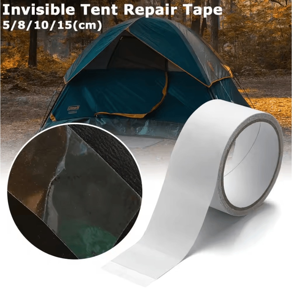 HeavyDuty Invisible Tent Repair Tape Waterproof Outdoor Patch For Camping Gear 1