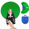 Portable DoubleSided Green Blue Screen Chair Backdrop Chromakey Streaming Cloth 1
